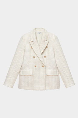 Жакет из твида двубортный - Mollis фото 9