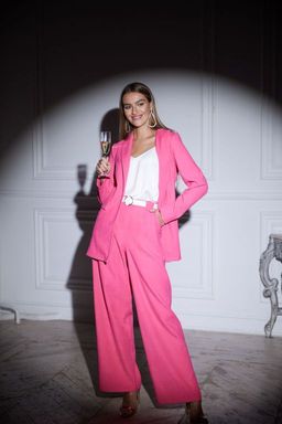 5407 Костюм брючный розовый - Martichelli фото 8