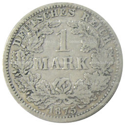 1 марка 1875 года F Германия