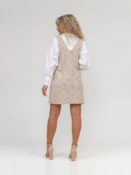 Сарафан женский, цвет белый