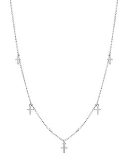 Колье из серебра без вставки, Ю-55140р