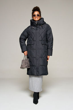 Пальто Beautiful Free 8016-Р черный