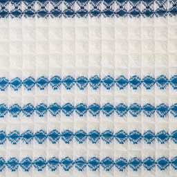 Полотенце вафельное Этель Waffle 70х140 см, цвет коричнево-голубой, 100% хлопок, 280 гр/м2  фото 3