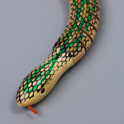 Деревянная игрушка «Змея», 70 × 2 × 2 см