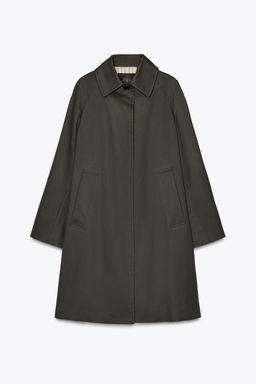ZW COLLECTION OVERSIZE TRENCH COAT - Zara фото 5