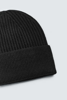 GORRO PUNTO MEZCLA LANA / Negro - Zara фото 2