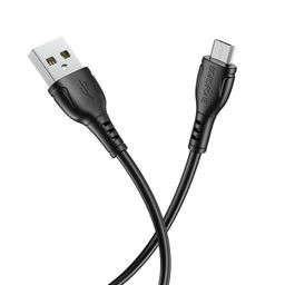 Кабель Type-C - USB, 1 м, "BX51" в ПВХ оплетке, в коробке (6931474743930) "Borofone", черный, 3.0A