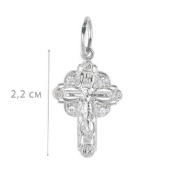 Крест, куб.циркон., ТРК3-231