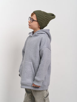 Толстовка с капюшоном для мальчика "Basic" меланж