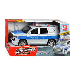 Машина "Дорожная полиция" (свет, звук) в коробке