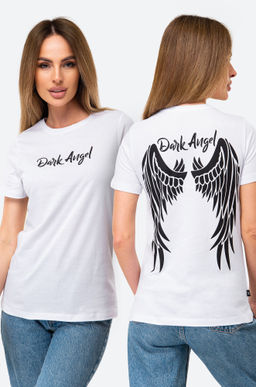 Женская хлопковая футболка Happy Fox