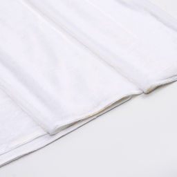 Ткань для рукоделия, «Мех» на трикотажной основе, белый, лоскут 100×165 см