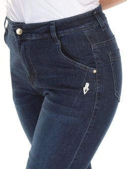 6625 DK. BLUE Джинсы зауженные женские ZAL