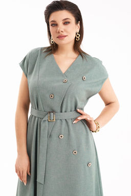 Платье KaVari 1112 светло-зеленый  фото 2