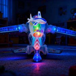 Самолет "Воздушный полет" на батарейках, в коробке