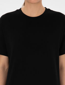 Siyah Oversize Basic Ti__rt - Pierre cardin фото 6