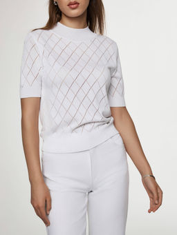 CONTE LDK 2323 Джемпер женский white - Conte elegant фото 2