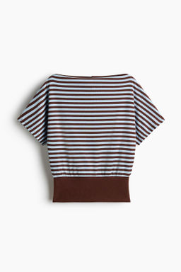 Top de algod?n con escote barco - H&m фото 2