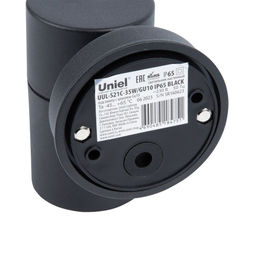 UUL-S21С-35W/GU10 IP65 BLACK Светильник уличный, под лампу GU10. Архитектурный накладной. Корпус черный. TM Uniel