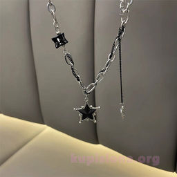 Подвеска на цепочке Black star