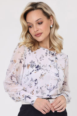 Блузка женская 7041-27/08/Жемчужно-серый - Rise фото 3