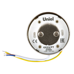 GX53/FT NICKEL 10 PROM Светильник накладной. Корпус никель. Картон. TM Uniel.