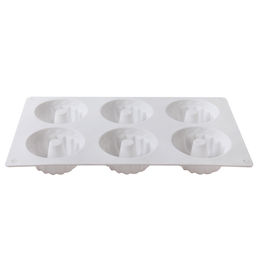 Форма силиконовая S-CHIEF для пирожных SPC-0318 28.5 x 17 x 3.5 см мини-кексы - 6 ячеек  фото 3