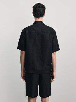 Рубашка 100% лён premium / Zarina  фото 5