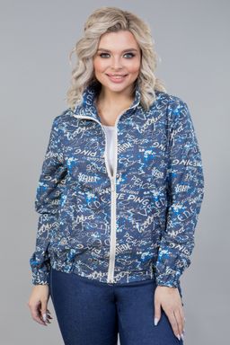 Бомбер 1242 джинсовый - Novita фото 2