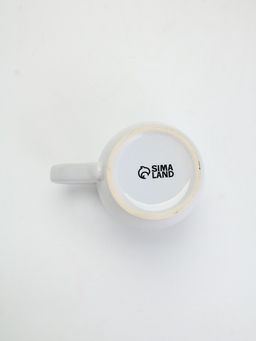 Кружка чайная новогодняя С новым годом!, белая, 690 мл