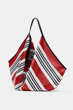MAXI BOLSA ESTAMPADO / Rojo - Zara фото 5