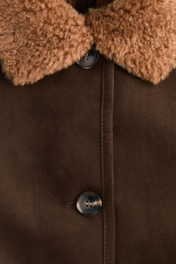 Chaqueta con cuello de borreguito - H&m фото 8