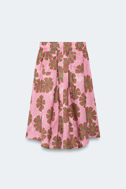 FALDA MIDI FLORES CON LINO LIMITED EDITION / Estampado - Zara фото 7