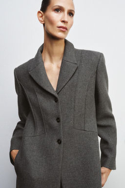 FITTED MANTECO WOOL COAT ZW COLLECTION LIMITED EDITION - Zara фото 12