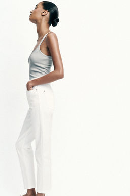 Z.01 HIGH-WAIST MOM FIT JEANS - Zara фото 19