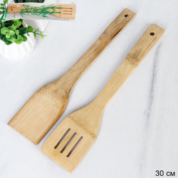 Лопатка бамбуковая 2 штуки 30 см / BBD49 /уп 300/ОРР - ГалеонТрейд фото 2