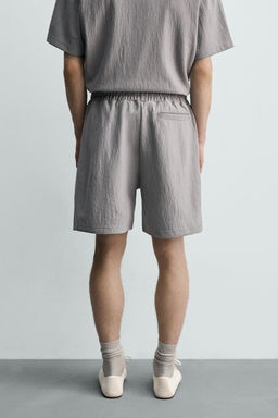 BERMUDA JOGGER ESTRUCTURA / Gris - Zara фото 3
