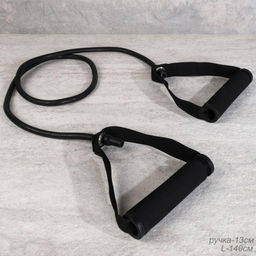 Эспандер трубчатый Woohooo Flow / TPE / 23-28LB /уп 50/ черный