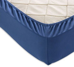 Простыня трикотажная на резинке Мерцана (Синий) MERC17 180x200