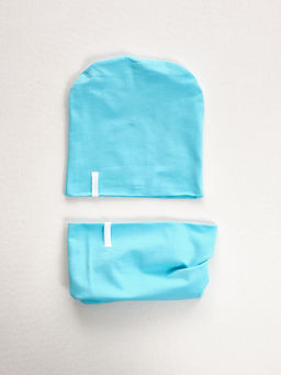Комплект (шапка+снуд) UD 3017 голубой