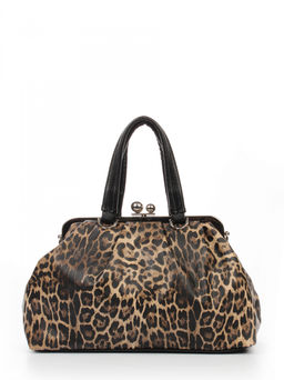 LACCOMA сумка Аурора-HL040-леопард темно-коричневый эко кожа хлопок
