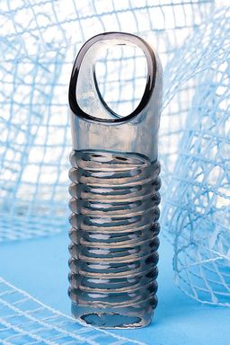 Насадка ToyFa XLover, для увеличения размера, TPE, черная прозрачная, 11 см  фото 5