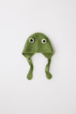 100% WOOL FROG BEANIE LIMITED EDITION - Zara фото 9