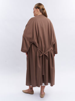 Кардиган льняной длинный TKA04052BEG18