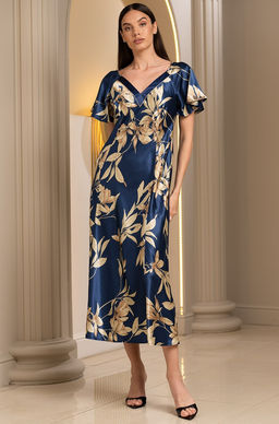 Tais 7498 Элегантная длинная сорочка Mia-Amore