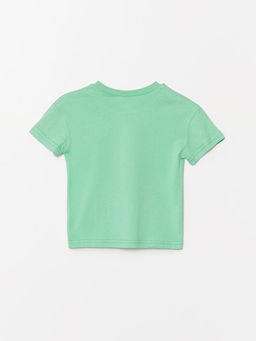 Bisiklet Yaka K?sa Kollu Bask?l? Erkek Bebek Ti??rt - Waikiki фото 2