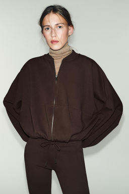 INTERLOCK BOMBER JACKET