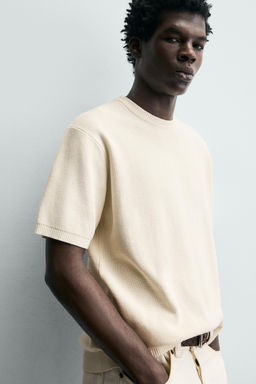 PURL KNIT T-SHIRT - Zara фото 14