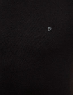 Siyah Slim Fit Bisiklet Yaka Basic Triko Kazak - Pierre cardin фото 6
