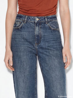 Baggy Fit Kad?n Jean Pantolon